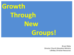 Growth Through New Groups .ppt