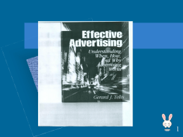 บทที่ 11 การสนับสนุนในการโฆษณา Endorsement in Advertising