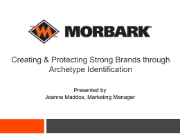 Morbark Marketing Presentation