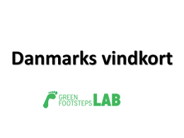 Danmarks vindkort - Green Footsteps Lab