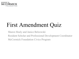 PPT - McCormick Foundation