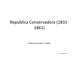 Republica Conservadora - Fundación Educacional Mater Dei
