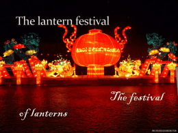 The lantern festival