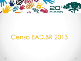 CensoeAd.bR - edição 2013