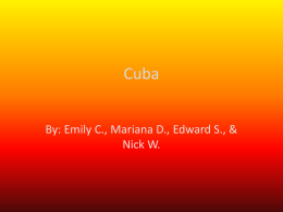 Cuba - Wilson2011