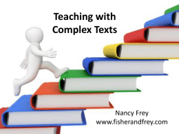 Text complexity close reading blog