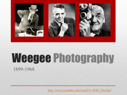 Weegee Photography