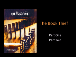 The Book Thief Parts One & Two - TheGrade