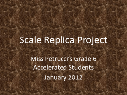 Scale Replica Project