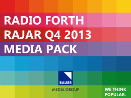 Radio forth - Bauer Media