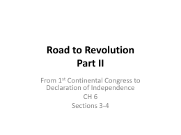 Road to Revolution part2 symplified