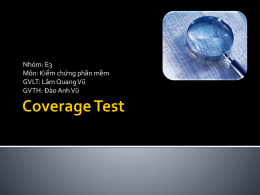 Coverage Test