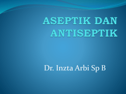 aseptik dan antiseptik