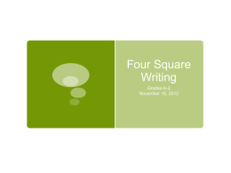 Four Square Writing