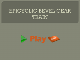 EPICYCLIC BEVEL GEAR TRAIN