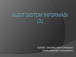Pengendalian Aplikasi Audit Sistem Informasi