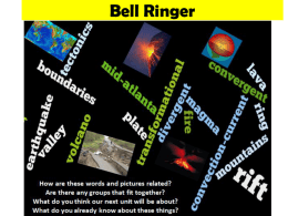 Plate Tectonics - Ms. Hilgefort`s Science Classroom