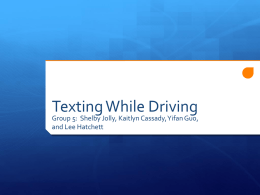 Dangers That Texting While Driving Brings And