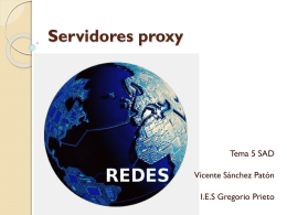 Servidores proxy - vicentesanchez90