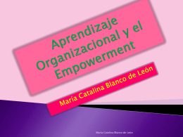 Aprendizaje Organizacional y el Empowerment