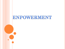 El Círculo del Empowerment.