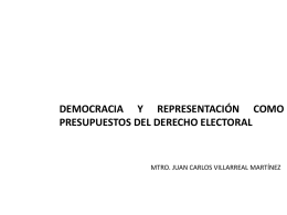 Democracia y RepresentaciÃ³n