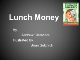 Lunch Money Powerpoint