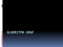 ALGORITMA GRAF - Wawan Laksito