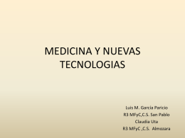medicina y nuevas tecnologias