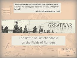 The Battle of Passchendaele