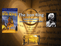 The Iron Ring Lloyd Alexander
