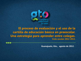 La evaluacion - Secretaría de Educación de Guanajuato
