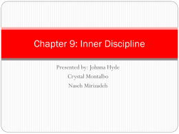Inner Discipline-Ch 9