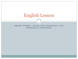 English Lesson