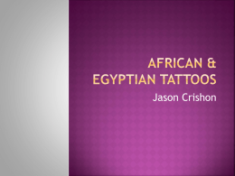 African & Egyptian Tattoos