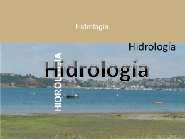 Que es la hidrología?