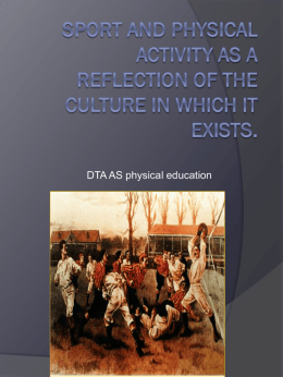 Picture - AS Physical Education OCR