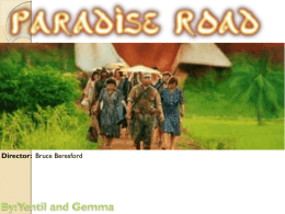 Paradise Road - English - Distinctively Visual gemma and yentil