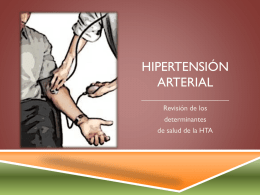 Seminario 6. Hipertensión arterial