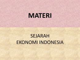 2_Materi Sejarah Ekonomi Indonesia