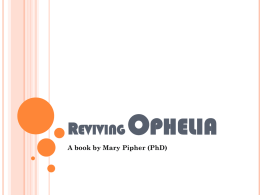 Reviving Ophelia PPT (ilsa Version)
