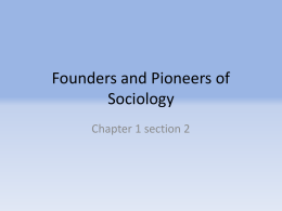 3 perspectives and founders sociology
