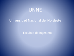 facultad de ingenieria - unne - Universidad Nacional del Nordeste