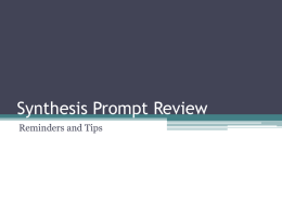 Synthesis Prompt Review (1)