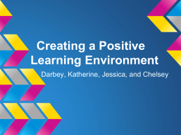 Learning Environments PowerPoint Presentation