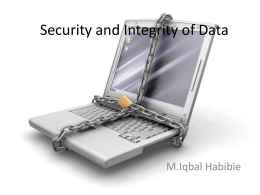 4.2.Security and Integrity of Data.