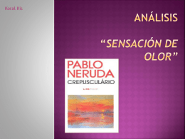 Análisis *Sensación de Olor* - LaPazColegioWiki2013-2014