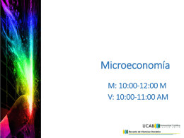Clase 1 Presentación Microeconomia