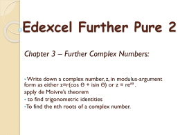 Edexcel Further Pure 2