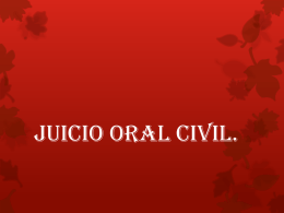 Civiles Orales - Páginas Personales UNAM